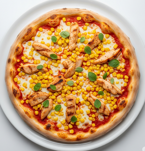 Chicken & Sweetcorn Pizza 
