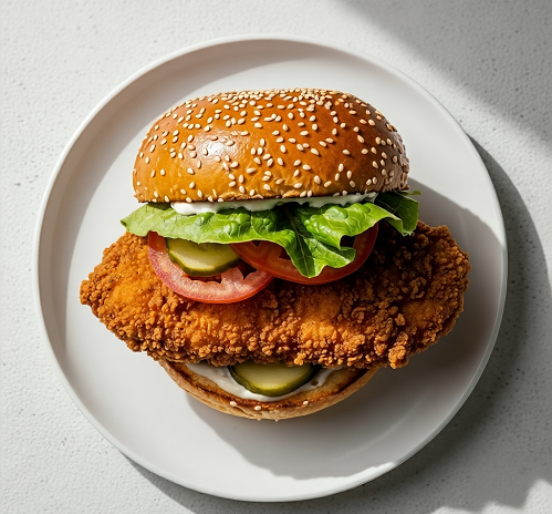 Hot & Spicy Chicken Fillet Burger 