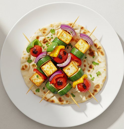 Pan Fried Spiced Vegetable Kebab 