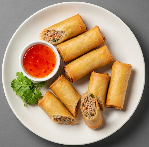 Mince Spring Rolls 