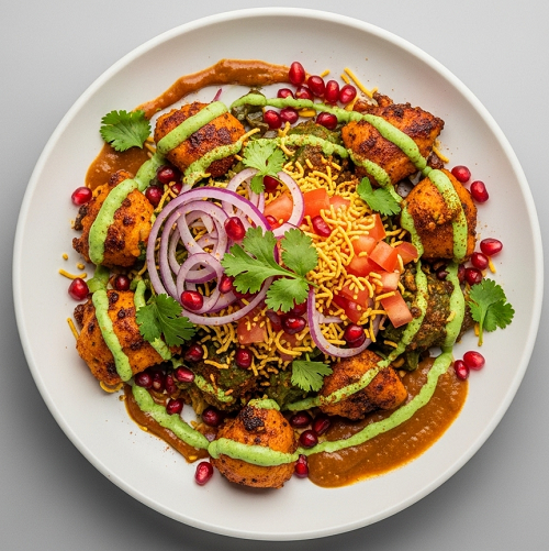 Garlic Chicken Chaat Starter 