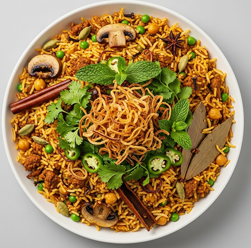 Keema Aloo Biryani 